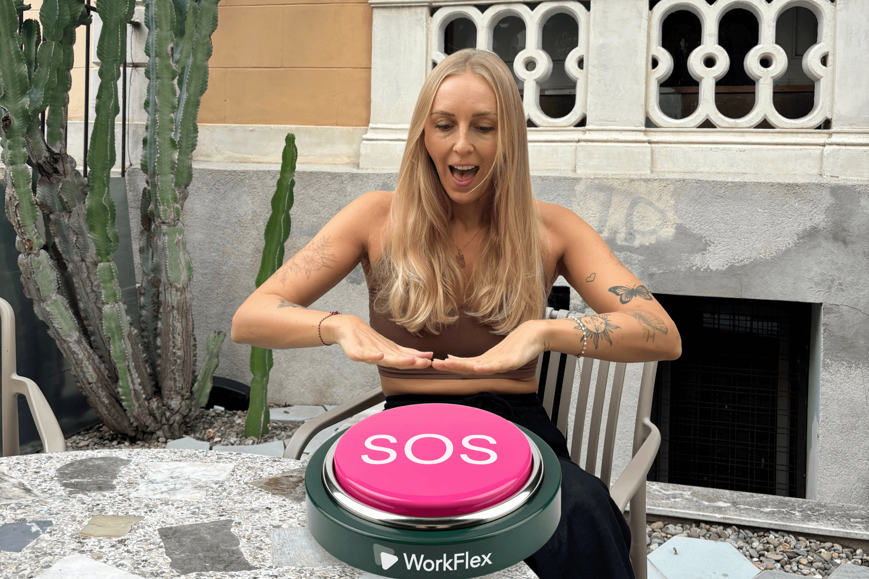 Product number four. Meet WorkFlex SOS.
